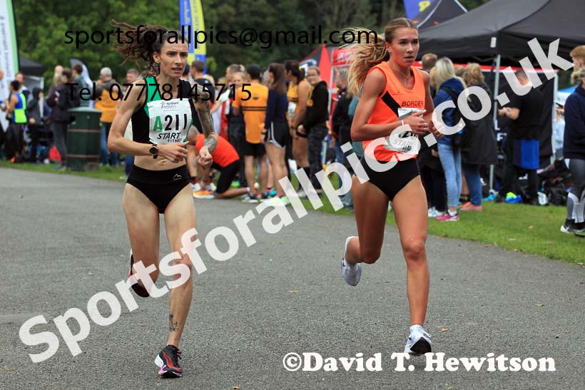 Senior womens Northern 4 Stage Relay, 2023 Northern 6 and 4 Stage Relays and Youngsters, Birkenhead Park, Wirral.  Photo: David T. Hewitson/Sports for All Pics